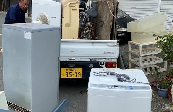 香川で不用品、家電、廃品回収のことなら【生活応援塾T-up】